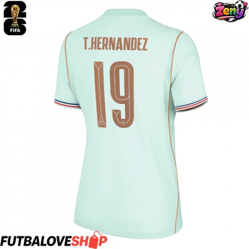 Dres Francúzsko Theo Hernandez #19 Preč pre Ženy MS 2026 Krátky Rukáv